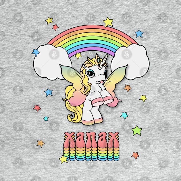 Xanax Rainbow High Unicorn by DankFutura